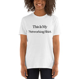 This is My Networking Shirt Tee *Black Print